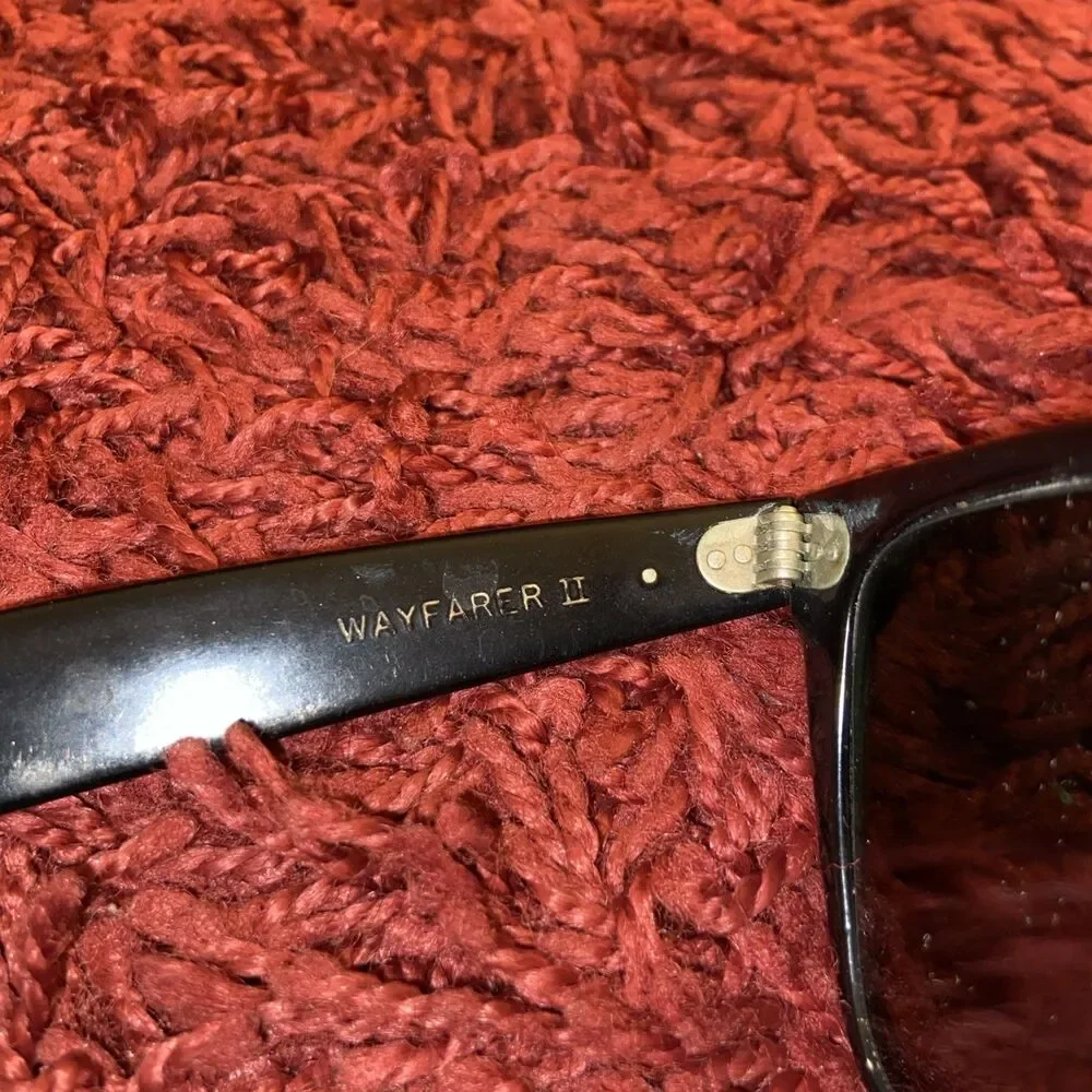 Vintage Classic 80’s Ray-Ban B&L Wayfarer II Sunglasses Tortoise Brown USA Made